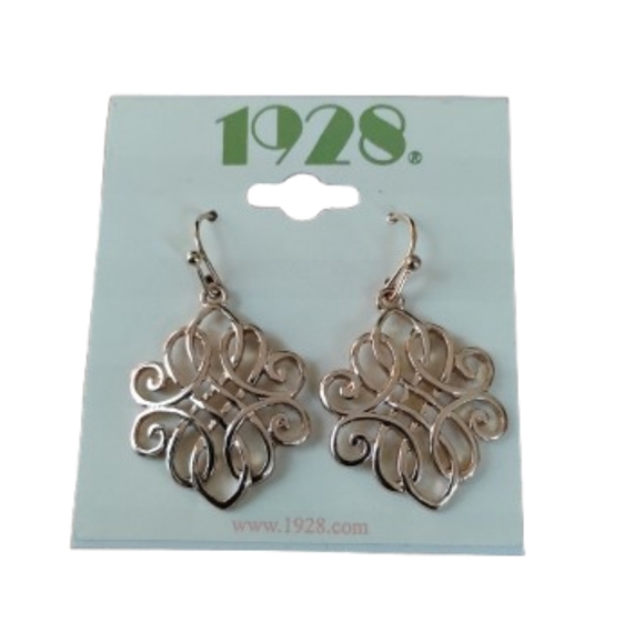 Gold Earrings Dangle - Picture 1 of 5